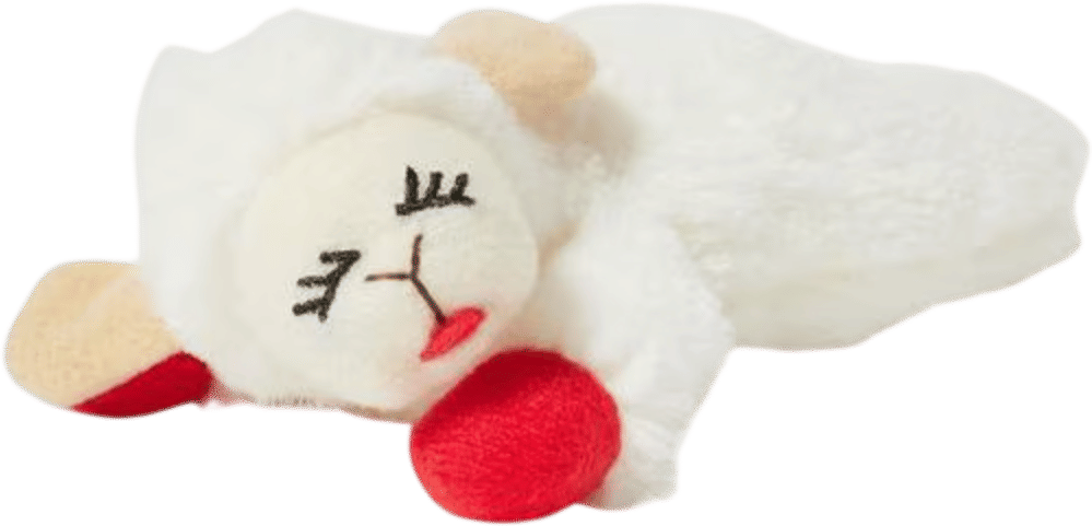 Lamb Chop Plush Cat Toy with Catnip