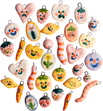 Pansy Lucky Dip Charms
