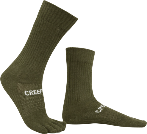 creepers toe socks
