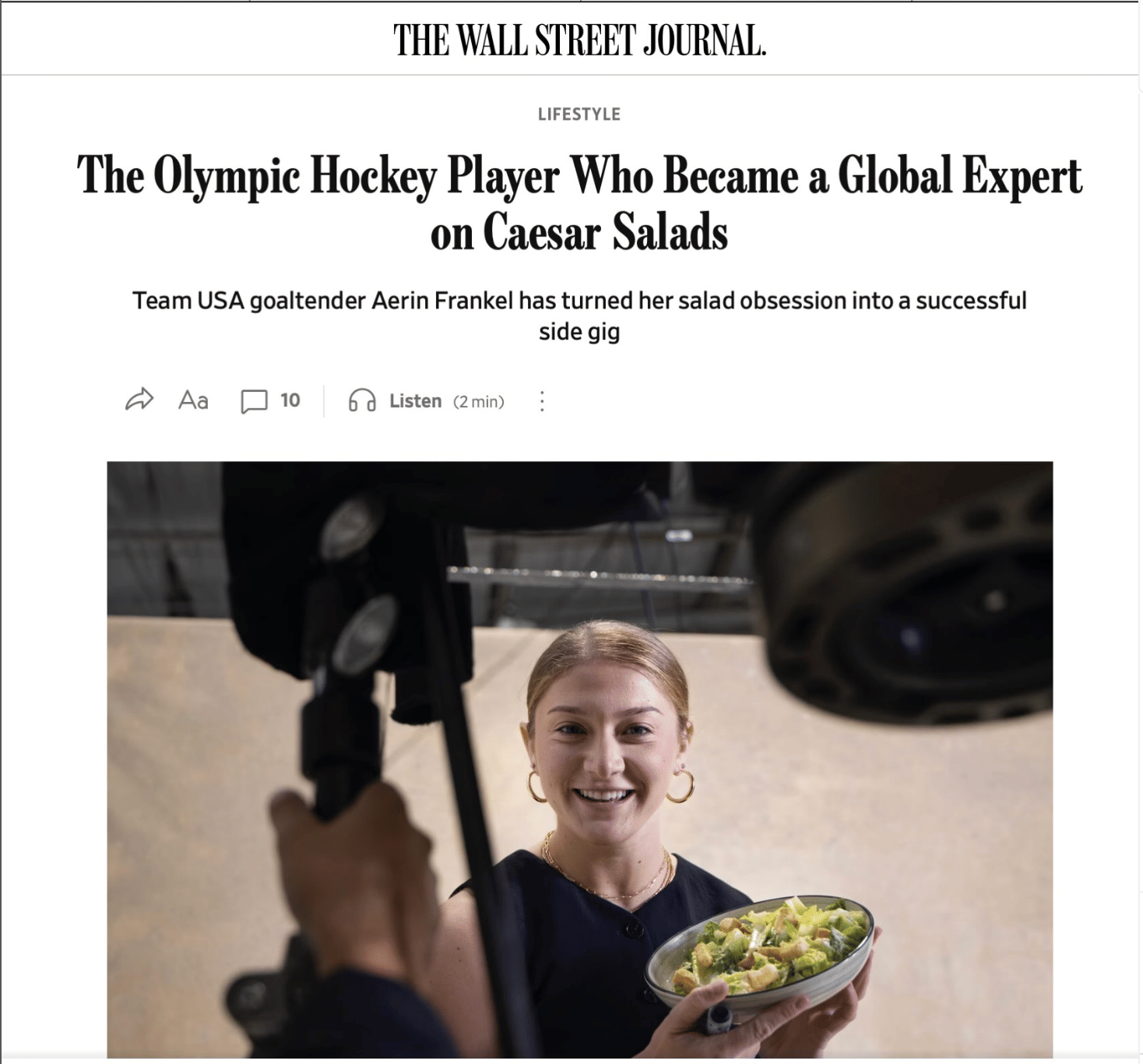 There are plenty of recipe rec's so I want to say give https://www.instagram.com/painbyromaine/ a follow. USWHT Gold metal winning goalie. Big Caesar Salad critic. .