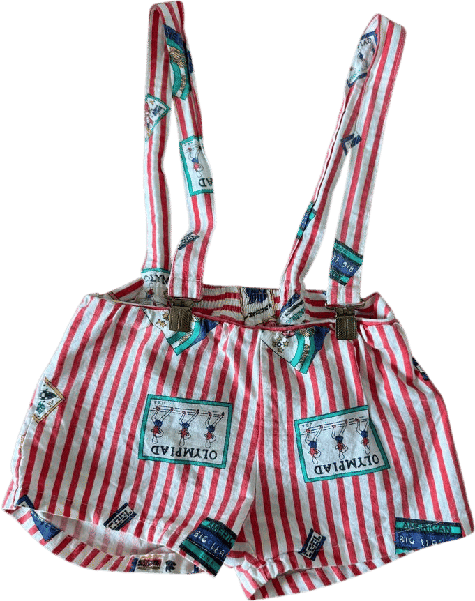 Vintage Olympic Shortalls