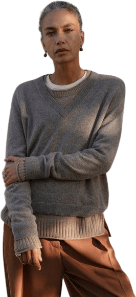 Flynn Cashmere V-Neck
