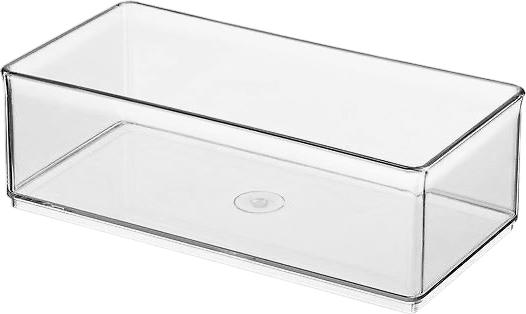 The Home Edit Large Bin Organizer Clear