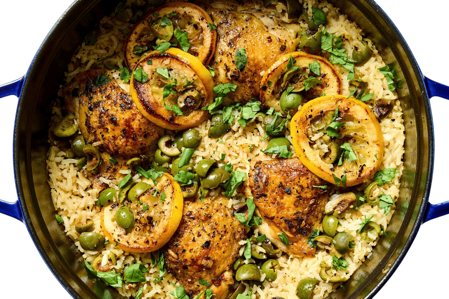 One-Pot Chicken and Rice With Caramelized Lemon (Dan Pelosi)