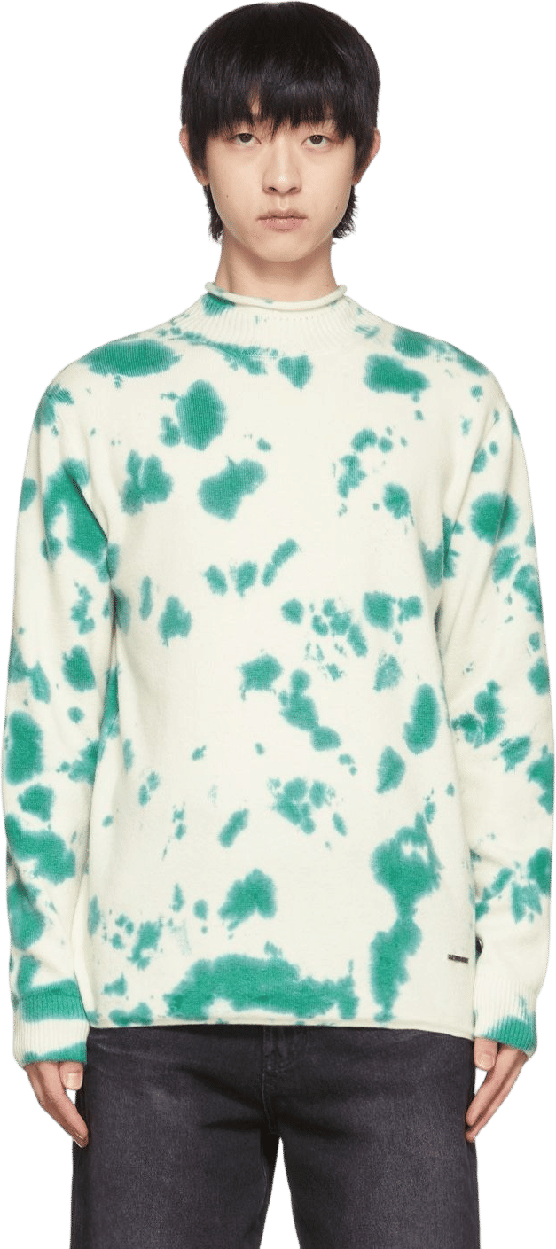 WE11DONE Tie-Dye Sweater