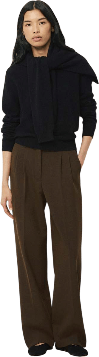The Effortless Pant - Heather Rich Cocoa
