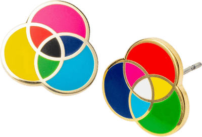 RGB + CMYK Earrings
