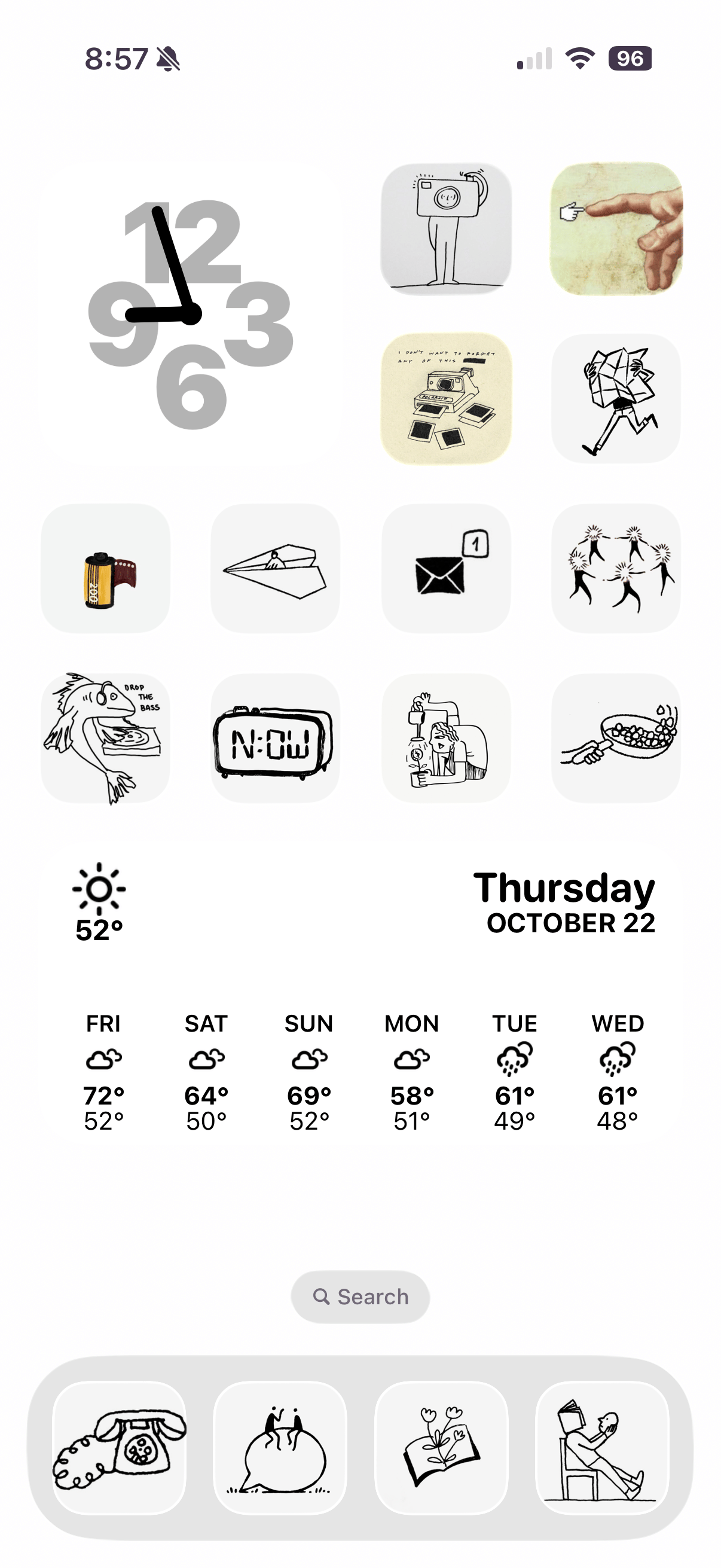 Changing all your app icons to little fun photos!