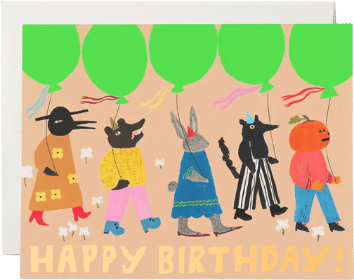 Animals Birthday Card