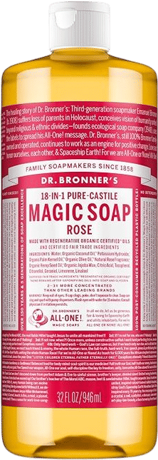 Rose Pure-Castile Liquid Soap