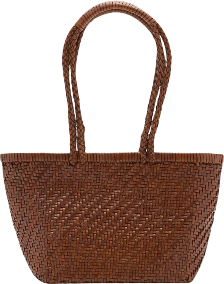 Medium Braided Leather Bag