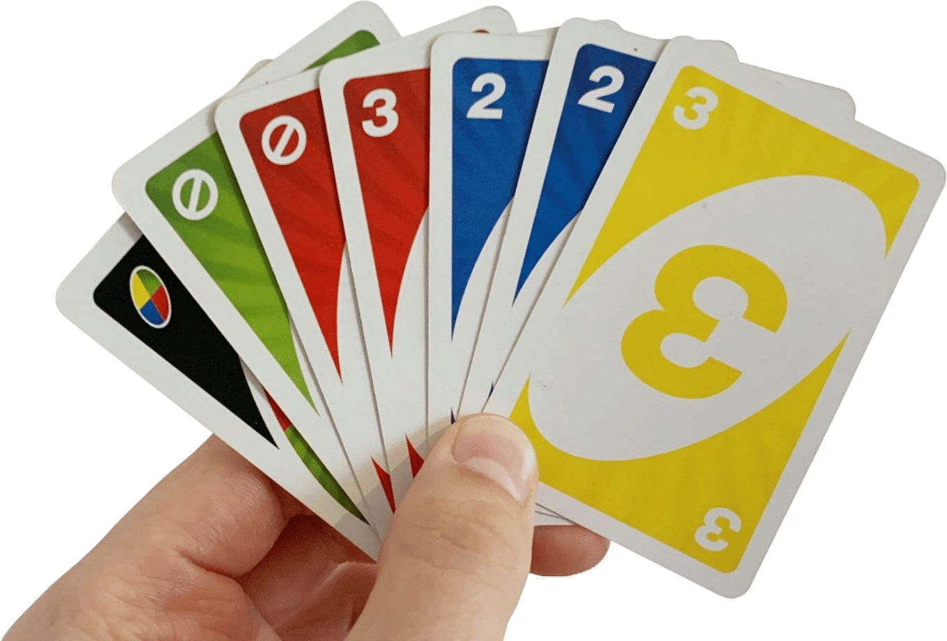playing Uno with your kid