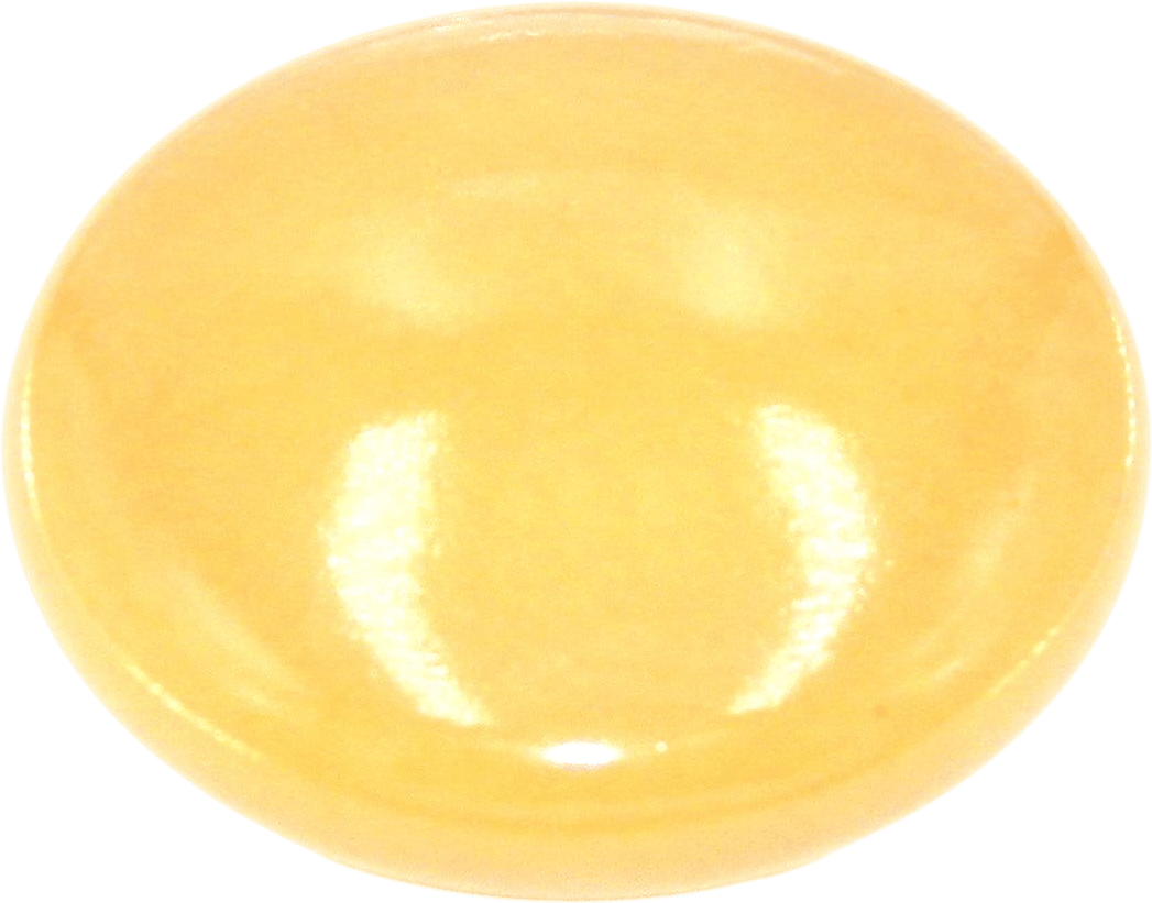 Vintage Amerock Yellow 1 1/4" Round Cabinet Knob BP725A-HG