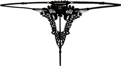 Lace Ouvert Thong