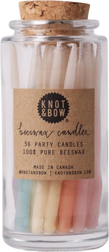 Beeswax Birthday Candles