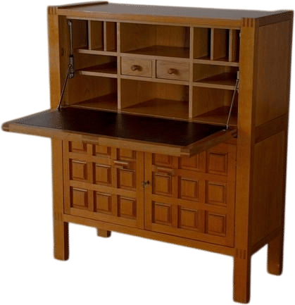 Vintage Brutalist German Secretaire (1984)