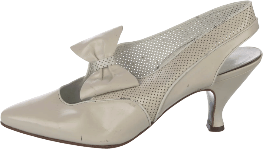 Peter Fox Leather Slingback Pumps