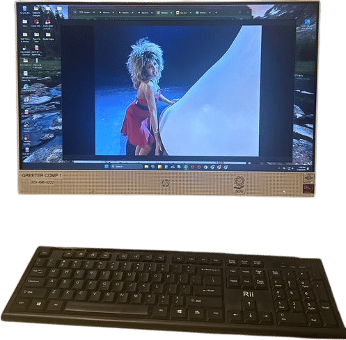 watching Tina Turner music videos at work