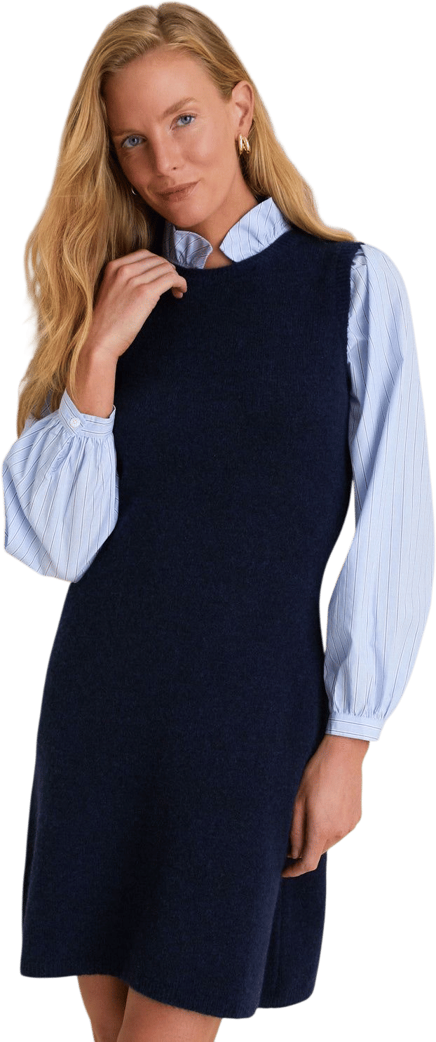 Striped Ella Sweater Dress (Tuckernuck)