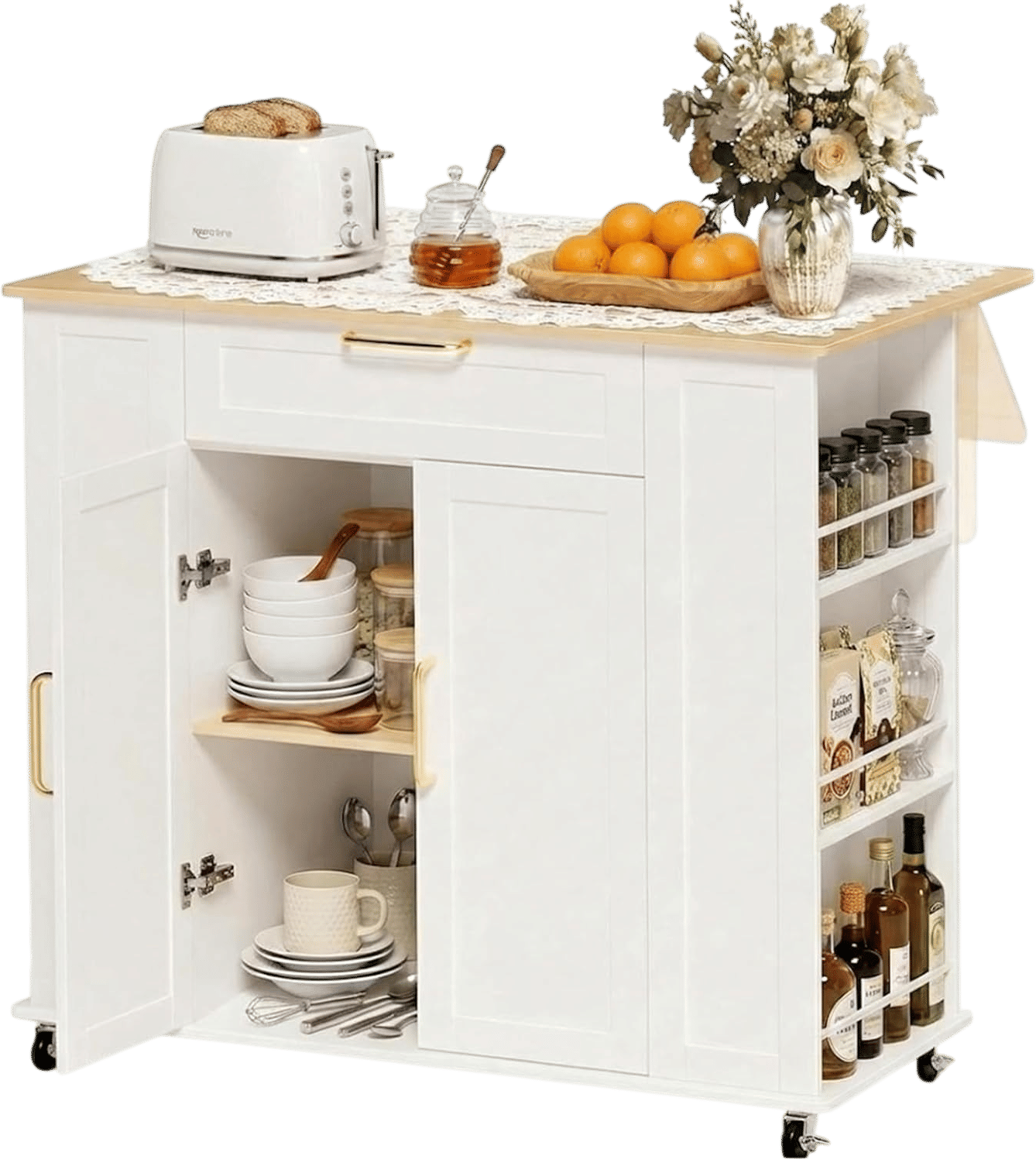 Faesun Kitchen Island on Wheels