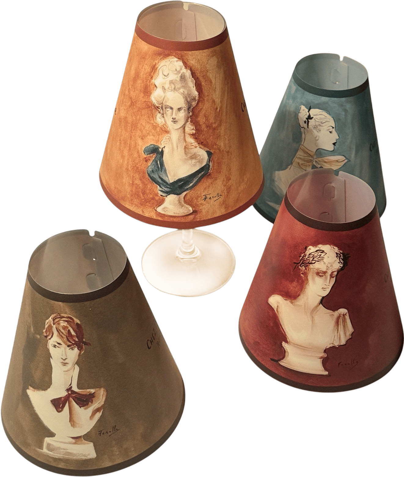 Chez Dede Tabletop Lampshades