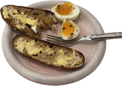 Jammy Eggs with Buttered Toast Recipe