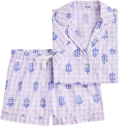 Gingham Floral PJ Set