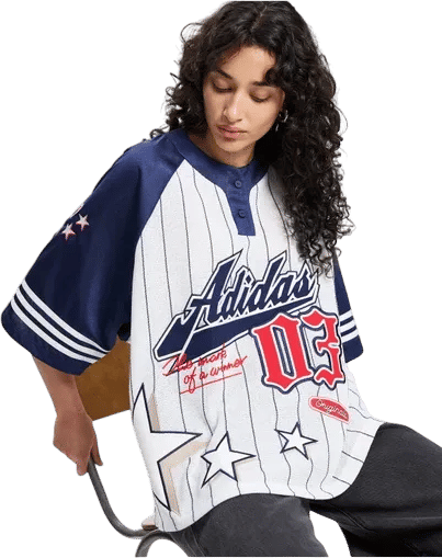 Originals Premium Knit Baseball Short Sleeve Top