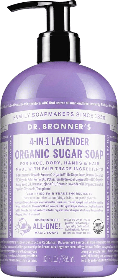 Organic Sugar Soap, Lavender