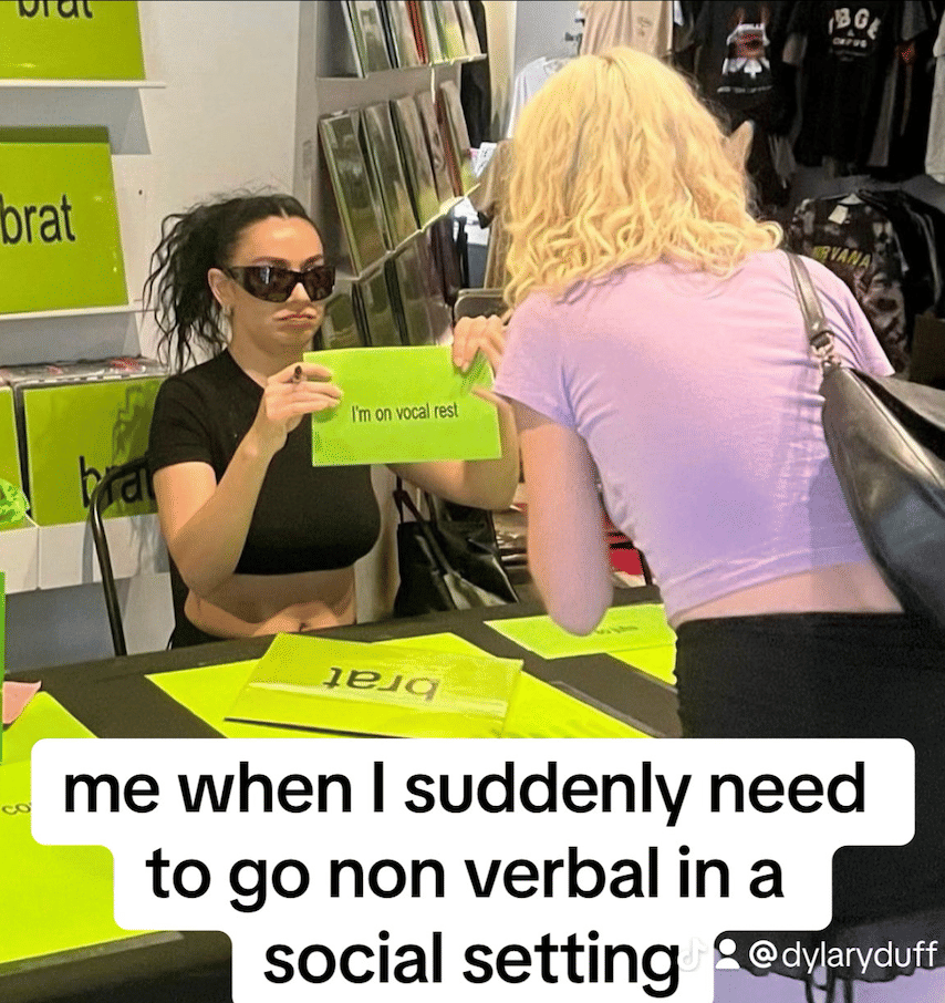 Going non verbal for two to twelve hours
