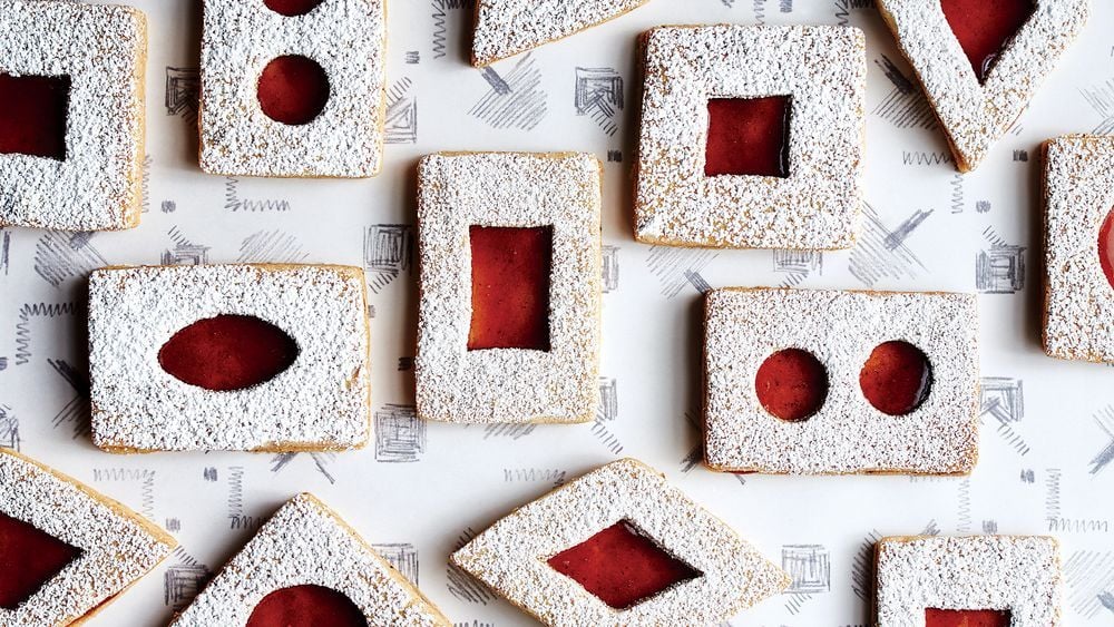 Spiced Brown Butter Linzer Cookies