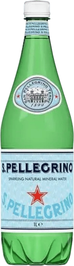 A pellegrino (forgot to eat a pretzel bite)
