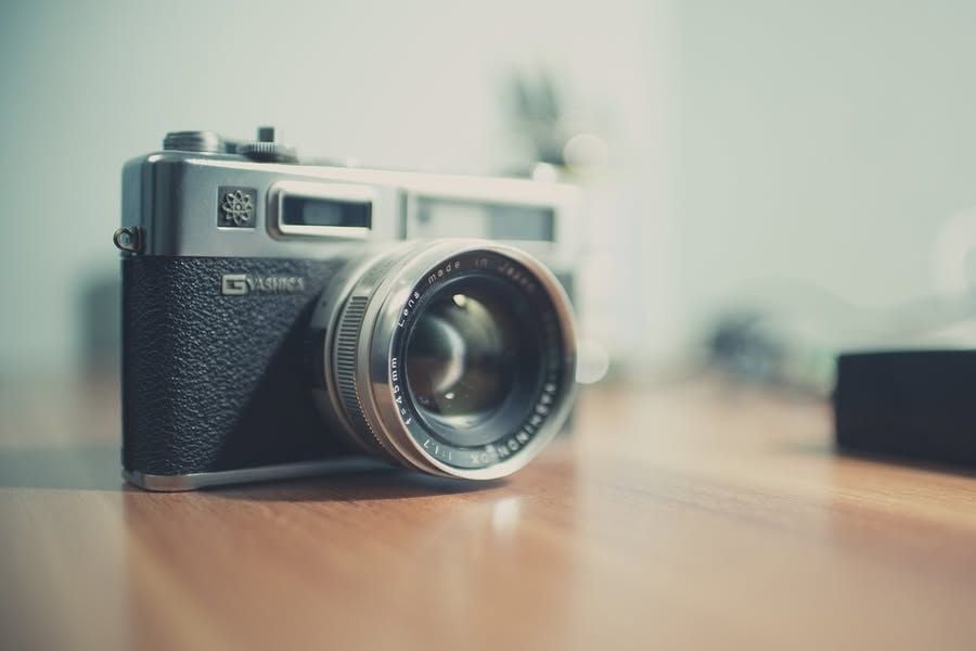 Taking pics with a real camera instead of your iPhone