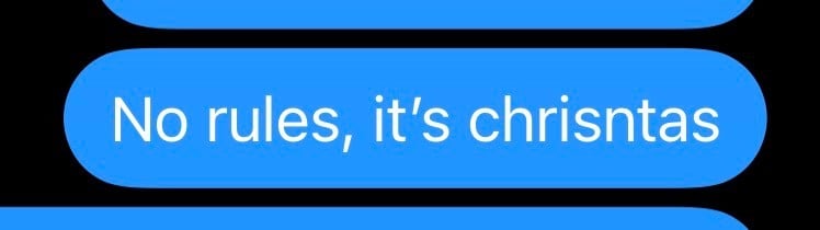 Not correcting typos in text messages