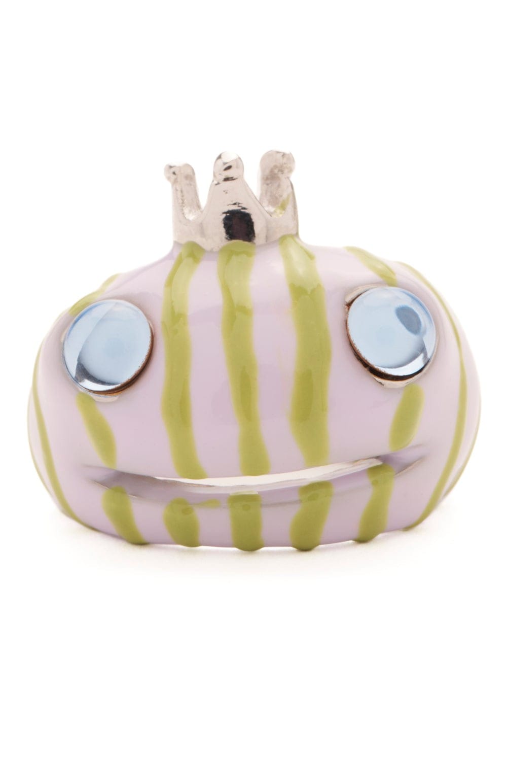 Frog Prince Ring (Lilac Green Stripe)