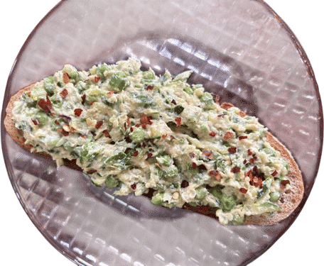 Zucchini Tahini Toast