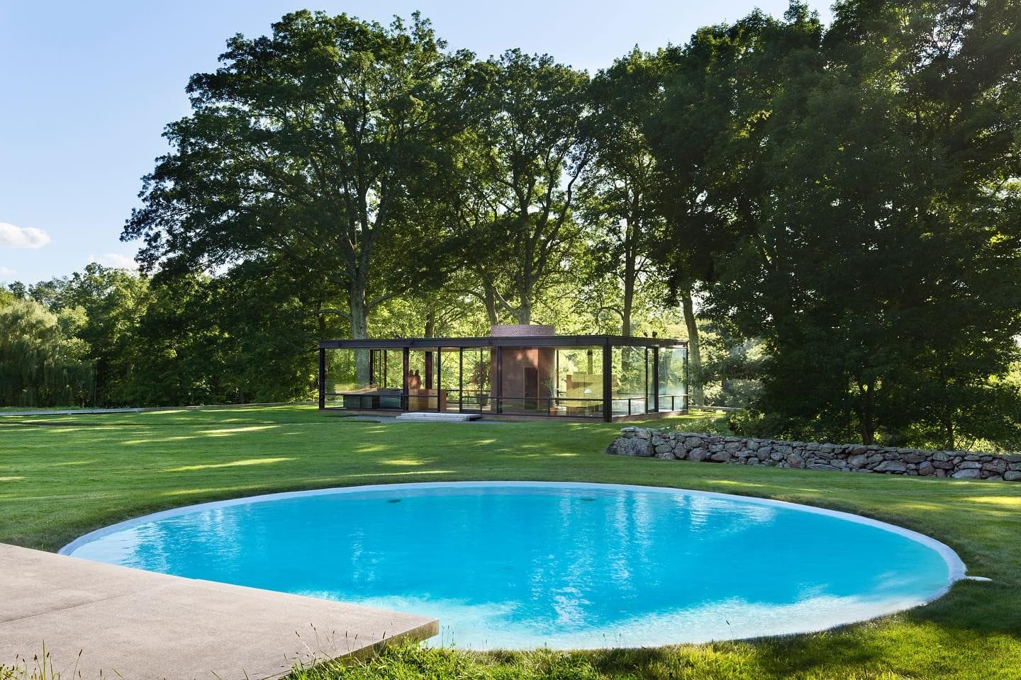 The Glass House Pool (Philip Johnson, 1955)
