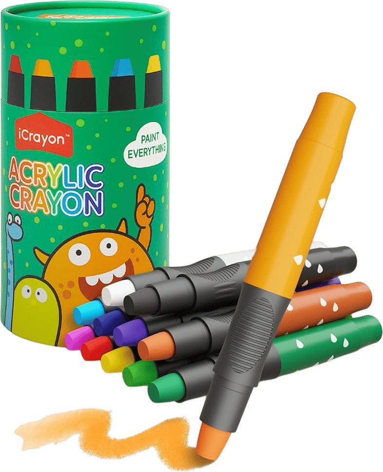 12 Colors Twist Crayons for Toddlers