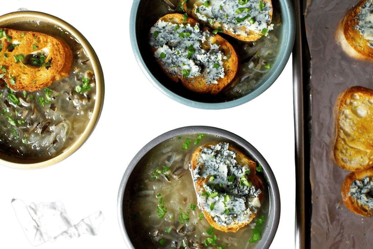vidalia onion soup with wild rice - smitten kitchen