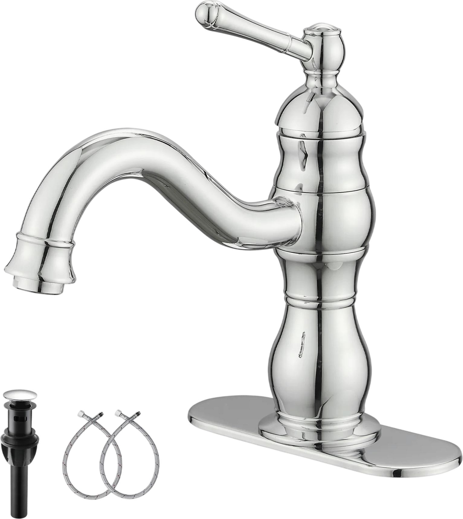 UFINE Single Hole Bathroom Faucet