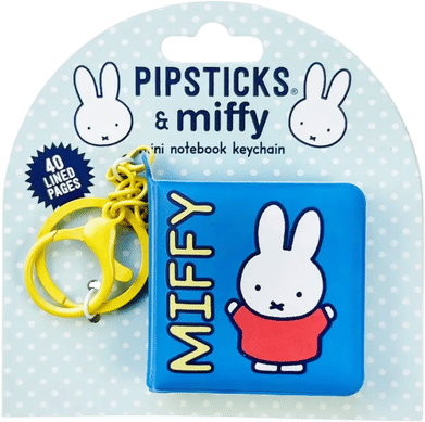 Pipsticks Miffy Puffy Mini Notebook Keychain