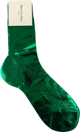Maria La Rosa Metallic socks