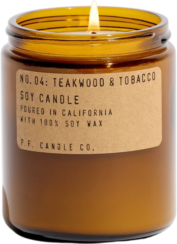 No. 04: Teakwood & Tobacco Soy Candle