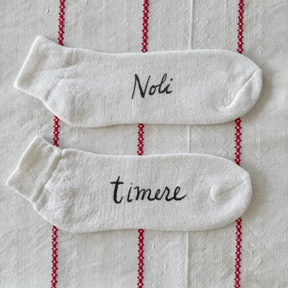 Noli Timere Socks (Maira Kalman)