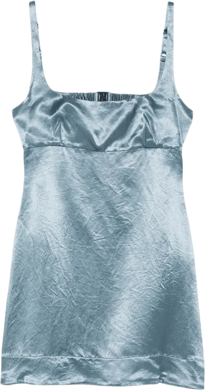 Square-Neck Mini Dress