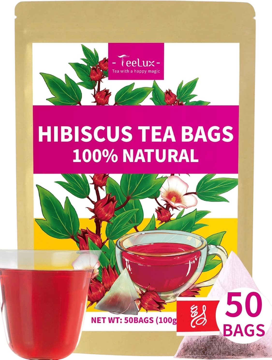 Hibiscus iced tea