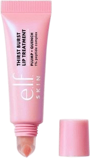 e.l.f. SKIN Thirst Burst Lip Treatment Plump + Quench 1% Peptide Complex - Sheer Guava - 0.35oz