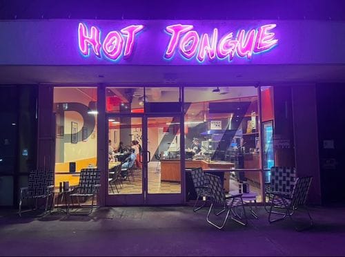 Hot Tongue Pizza
