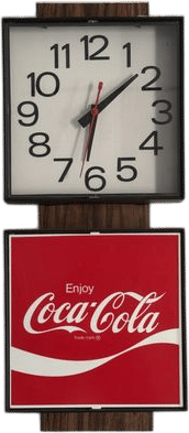 1970s coca cola clock