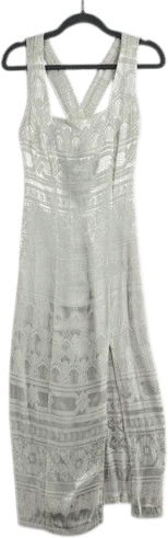 Vintage Floral Print Bodycon Maxi Dress